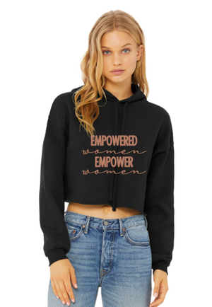 Empowered Women Cropped Hoodie