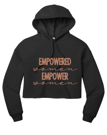 Empowered Women Cropped Hoodie